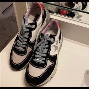 Golden Goose Glitter Sole Running Shoe